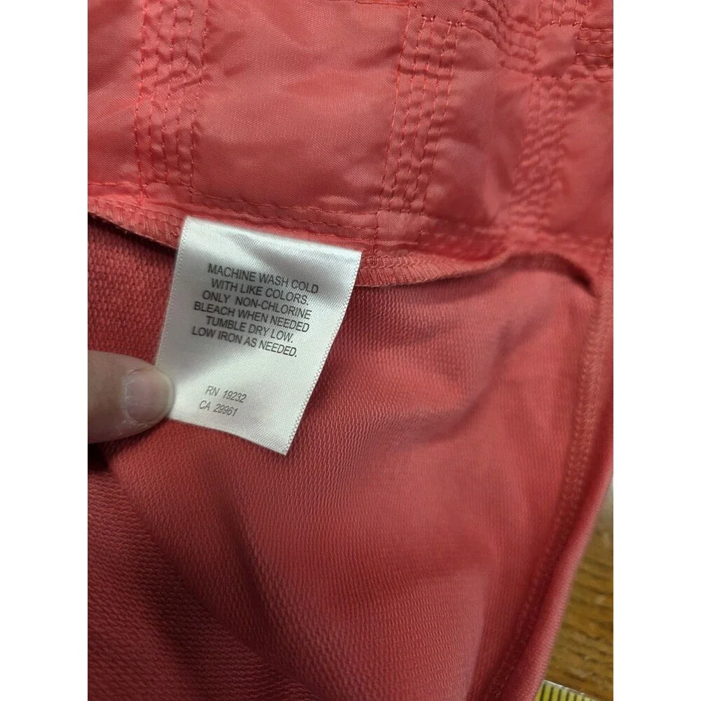 NWT Alfred Dunner Coral Pink Full Zip Light Jacket Plus Size 2X